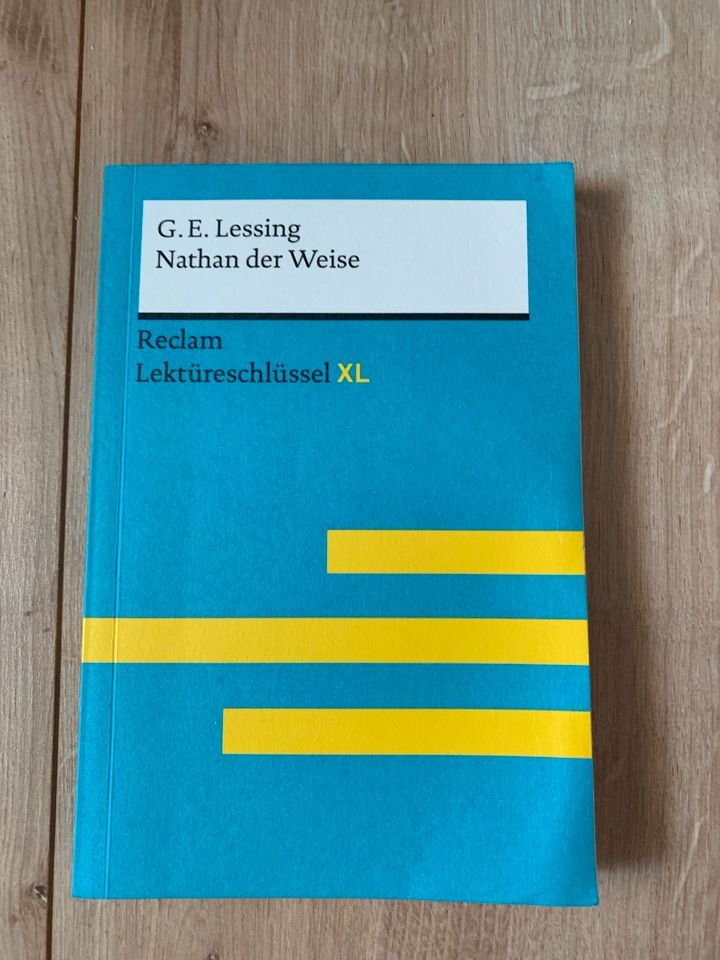 G.E Lessing Nathan der Weise Reclam Lektürenschlüssel XL in Achim