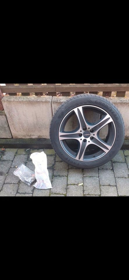 Alufelgen/Reifen Goodyear+Ronal,F1-245/45R18 100Y Mercedes 18Zoll in Neukirchen-Vluyn