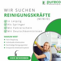 Springer/Reinigungskraft ab 13,50€ Std.Lohn Leipzig - Eutritzsch Vorschau