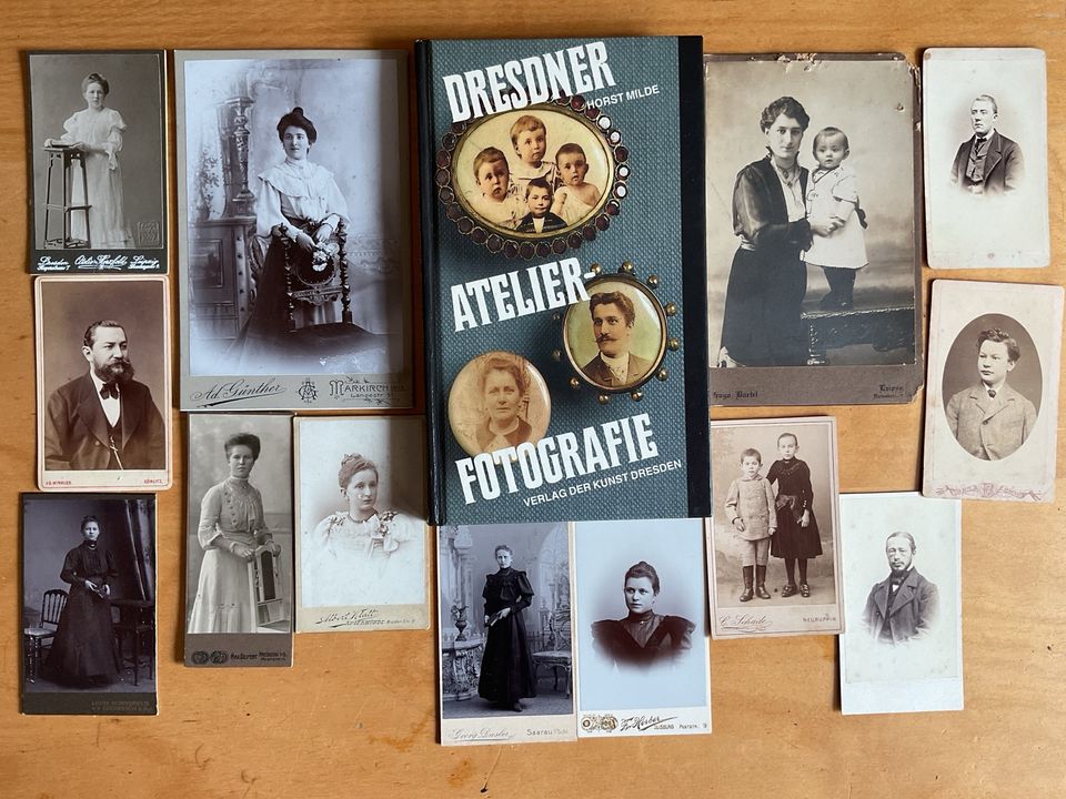 13 alte Originalfotos von Herren, Frauen und Kinder  und ein Buch in Osnabrück