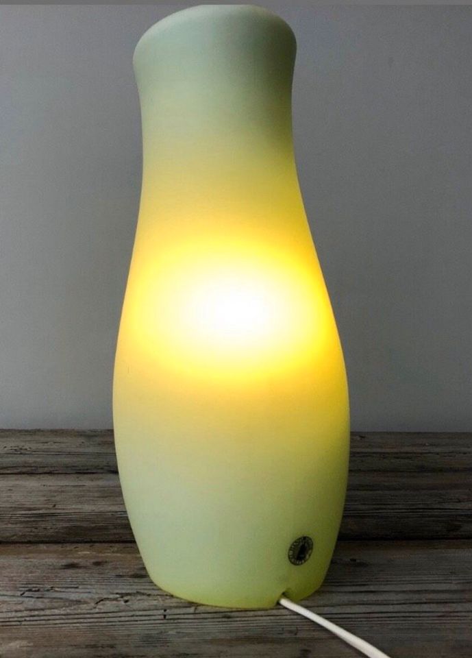 Mylonit Lampe Tischleuchte Grün Glas Ikea Vintage in Hamburg