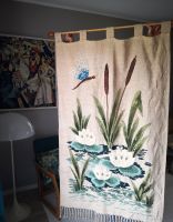 Wandteppich Wandbehang Seerosen Seerose Deko vintage mid century Vahr - Neue Vahr Südwest Vorschau