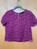 Top Spitze Spitzentop hallhuber Größe 36 38 beere rosa magenta Hessen - Weiterstadt Vorschau