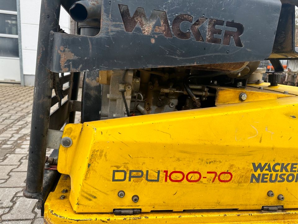 Wacker Neuson DPU 100-70 Rüttelplatte 710 kg E-Start in Aichach