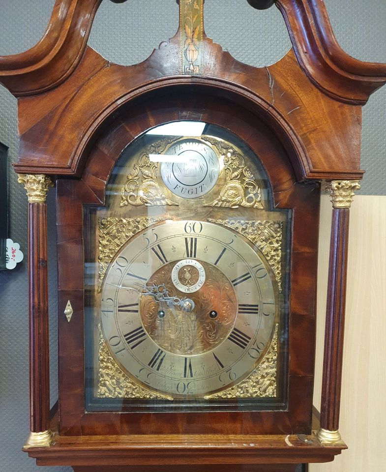 Englische Standuhr Uhr Antik Grandfather Clock ca.1800 in Lindlar