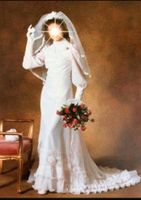 Retro Braut- Hochzeitskleid, 1977, rosa Spitze, Schleppe Nordrhein-Westfalen - Mönchengladbach Vorschau