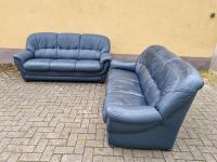 Ledercouchgarnitur 2 Stück 3er Sofa neuwertig zu verkaufen. Niedersachsen - Bad Iburg Vorschau