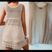 SHEIN Boho Weste beige Gr. L neuwertig Bayern - Waging am See Vorschau