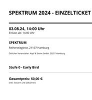 7 Tickets Festival Spektrum Hamburg 2024 Baden-Württemberg - Neuhausen Vorschau