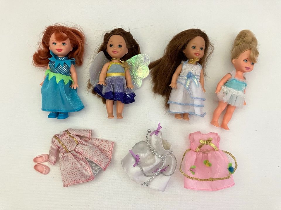 Barbie Shelly Prinzessinnen Kleider Rapunzel vintage 90er in Wehnde