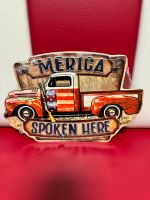 Blechschild America USA Pickup US Car deko Häfen - Bremerhaven Vorschau