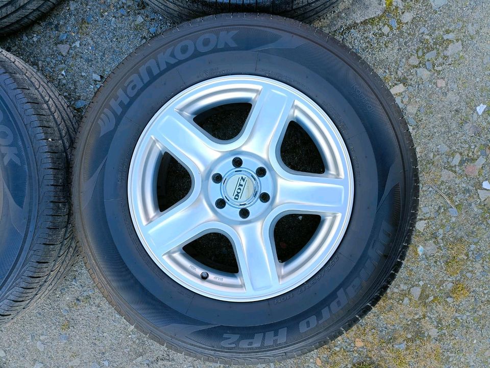 DOTZ 8x17 et30, lk 6x114, 255/65r17 110H, Hankook, DOT 2021 in Gröditz