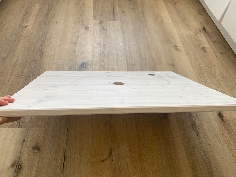 Holzplatte Abdeckplatte für Ikea Badunterschrank perforiert in Würzburg