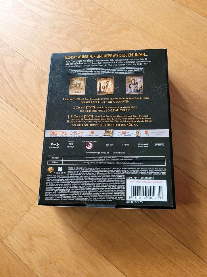 Blu Ray Box Der Herr der Ringe - Die Spielfilm Trilogie in München