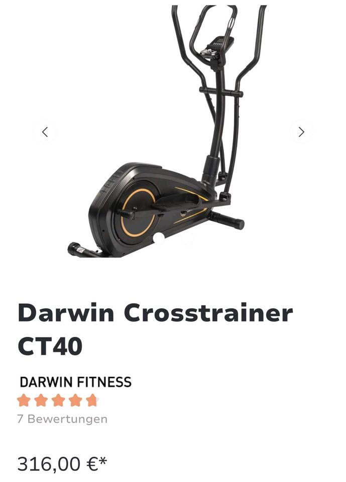 Crosstrainer Darwin CT 40 in Karlsruhe