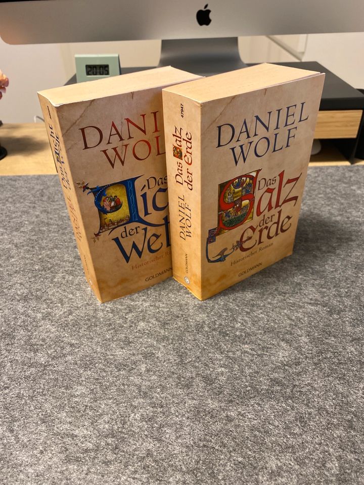 Bücher, Daniel Wolf- Teil 1&2, Salz der Erde; Licht der Welt in Herschbach