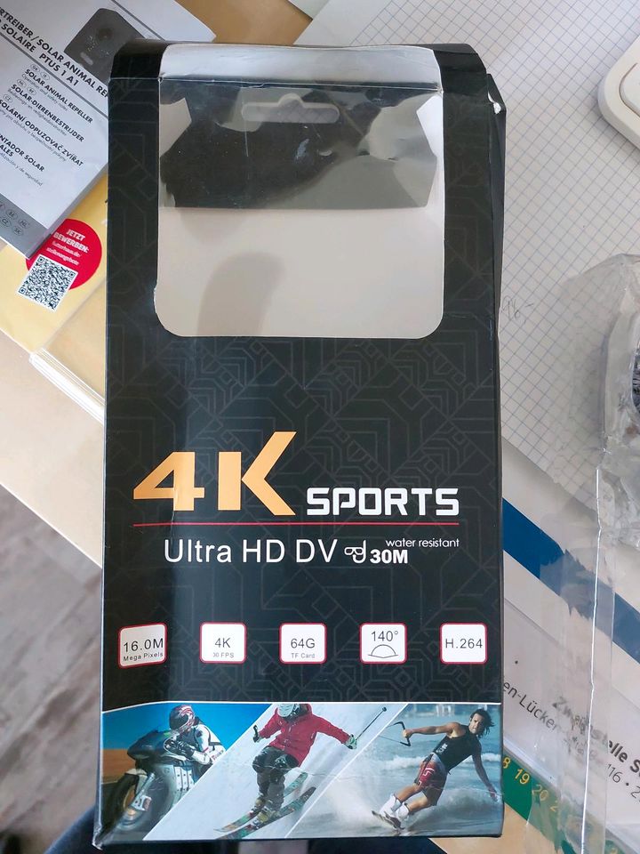 Sportkamera 4K sports Ultra HD DV 30m waterproof in Bremerhaven