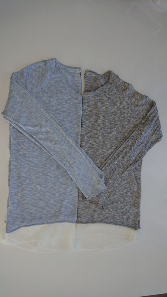 Damen Pullover Oversize Oullover Grau Blau 2 Stk. Gr. M in Arnstadt