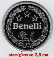 BENELLI logo Aufnäher schwartz für Leoncino TRK TNT 502 702 800 Nordrhein-Westfalen - Emmerich am Rhein Vorschau