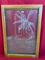 ANTIKE GLASSCHEIBE JUGENDSTIL UM 1890 FENSTER PALME 63x98cm - Versand möglich 59 Euro - Wir sind für Sie da lokal in 86830 Schwabmünchen oder online ARTHOME24 Bayern - Schwabmünchen Vorschau