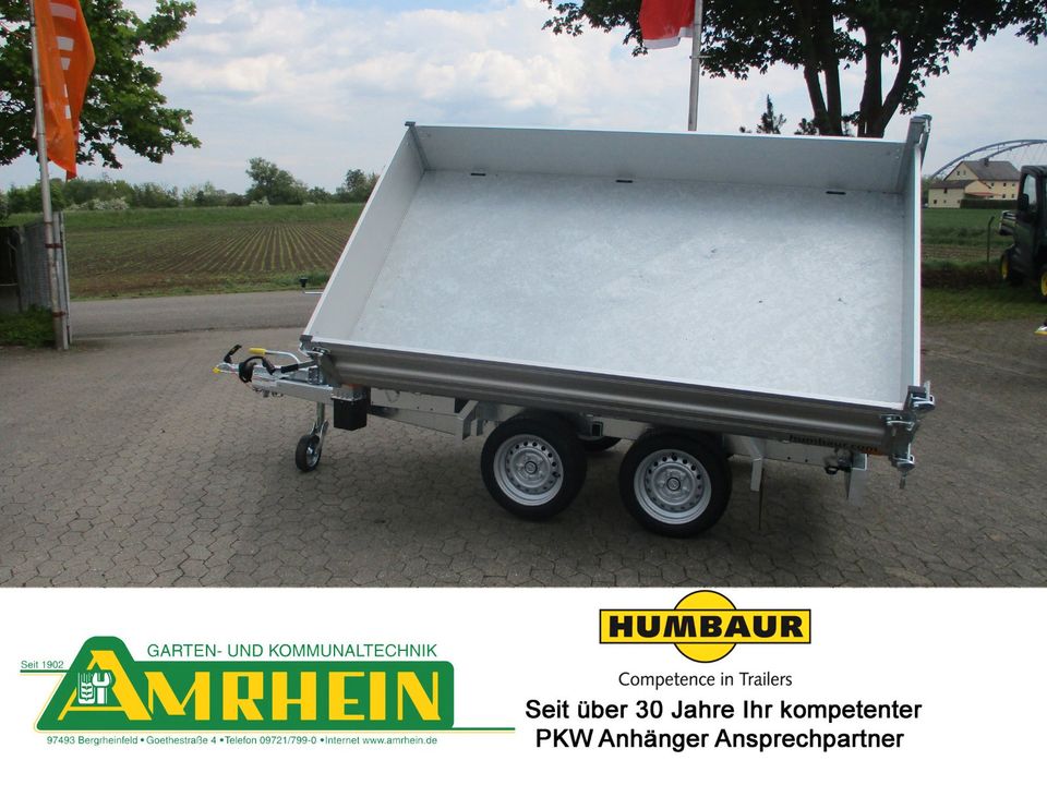 Humbaur HTK 2700.27 Alu 3-Seitenkipper 2700 kg PKW Anhänger in Bergrheinfeld