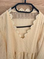 Wunderschöne Zara Plumetis Bluse Creme weiß L 40 Saarbrücken-Dudweiler - Dudweiler Vorschau