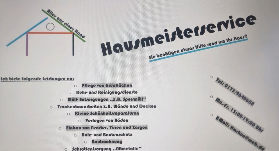 Hausmeisterservice Entrümpelung in Neuwied