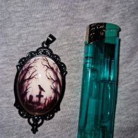 Großer Kettenanhänger Medaillon Schmuck Raven Gothic Witch Innenstadt - Köln Altstadt Vorschau