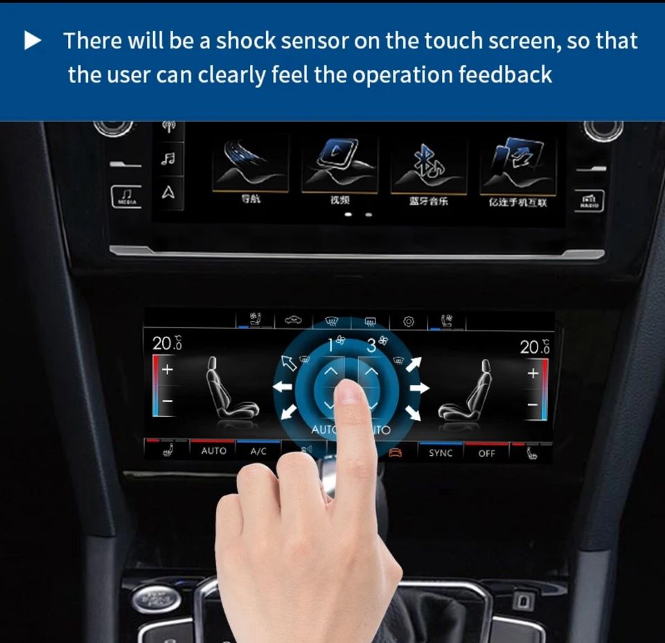 Touchscreen VW Passat B8 Klimaregelung Buntes Display in Berlin