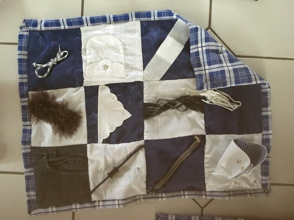 Nesteldecke Patchwork-Decke für an Demenz erkrankte Menschen in Remchingen