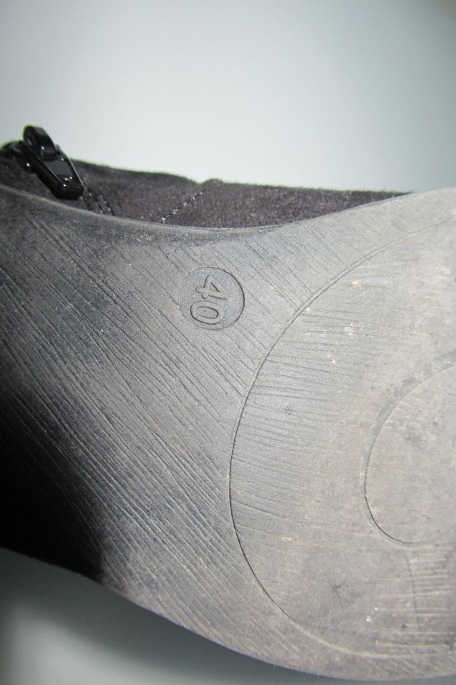 Schwarze Stiefeletten, schwarze Stiefel / Größe 40 / Graceland in Lippstadt