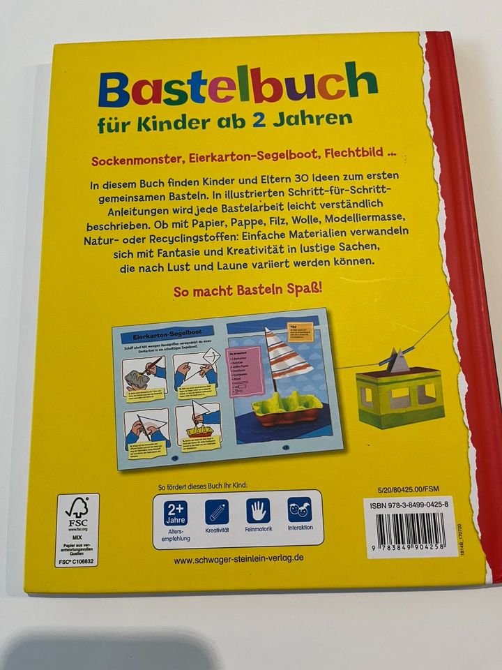 Bastelbuch für Kinder ab 2 Jahren Falten, kleben, malen in Langsur