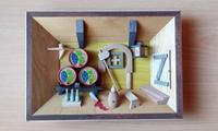 3 D Bild Wandbild aus Holz, Weinstube, Weinkeller DDR GDR De Baden-Württemberg - Besigheim Vorschau