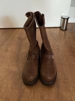 Buffalo Stiefel Leder, in Braun Gr. 36 Nordrhein-Westfalen - Ennepetal Vorschau