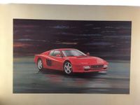 Ferrari 512 TR Poster Drucknummer 717/92 in 47 x 68 cm Hessen - Kassel Vorschau