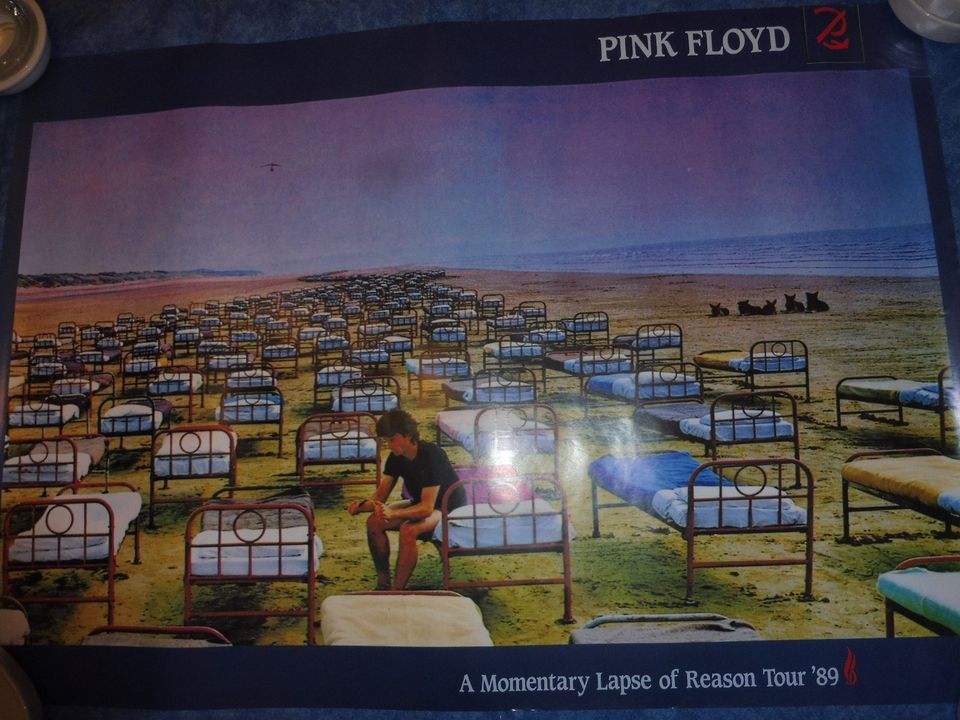 PINK FLOYD Org.Konzertposter A Momentary Lapse ...Tour 1989 in Münsingen