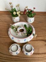 Keramik Blumenring, Teelichthalter, 2 kleine Becher Dortmund - Brackel Vorschau