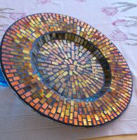 Dekorativer Mosaik-Glasteller, Durchmesser 33cm, 1,4 kg schwer Niedersachsen - Buchholz in der Nordheide Vorschau