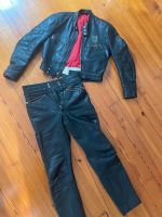 Harro Lederkombi Jacke & Hose schwarz Neuhausen-Nymphenburg - Neuhausen Vorschau