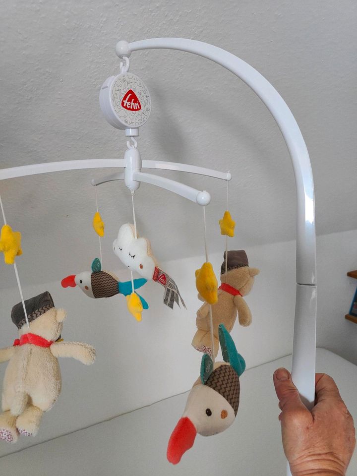 Spieluhr Mobile  Babybett Geschenk zur Geburt in Klein Rogahn