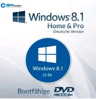 WINDOWS 8.1 HOME + PRO 32-BIT INSTALLATIONS DVD BOOTFÄHIG DEUTSCH Nordrhein-Westfalen - Löhne Vorschau