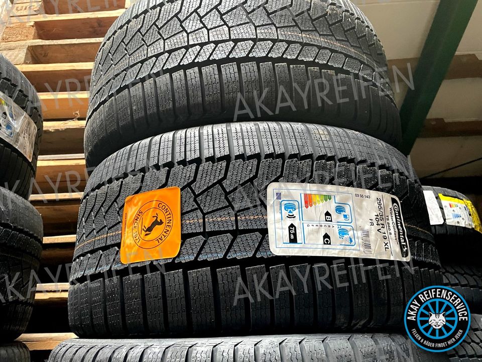 CONTINENTAL Wintercontact R19 NEU ➡️ TS Winter XL ➡️ 2x Winterreifen 860S ➡️ 104V 295/35