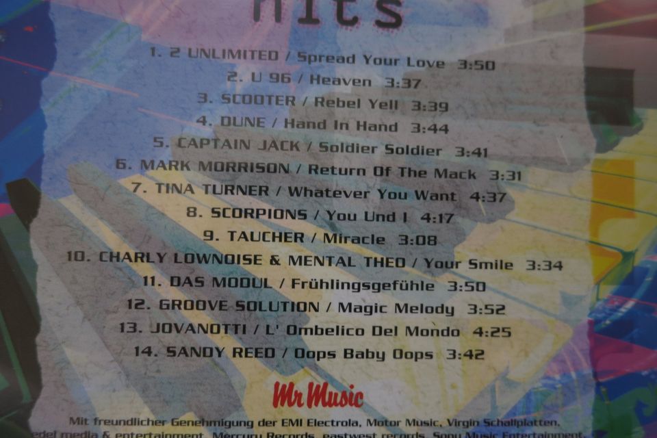 13 CDs: mr music hits 1/96 bis 13/96 in Remseck am Neckar