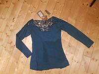 Khujo Shirt XL Häkelspitze türkis NEU mit Etikett 30€ UVP 59,99 Nordrhein-Westfalen - Schleiden Vorschau