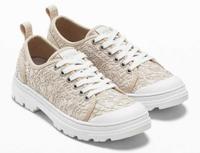 Original MUSTANG Damen Textil Sneaker Gr. 38 Beige bestickt Baden-Württemberg - Karlsruhe Vorschau