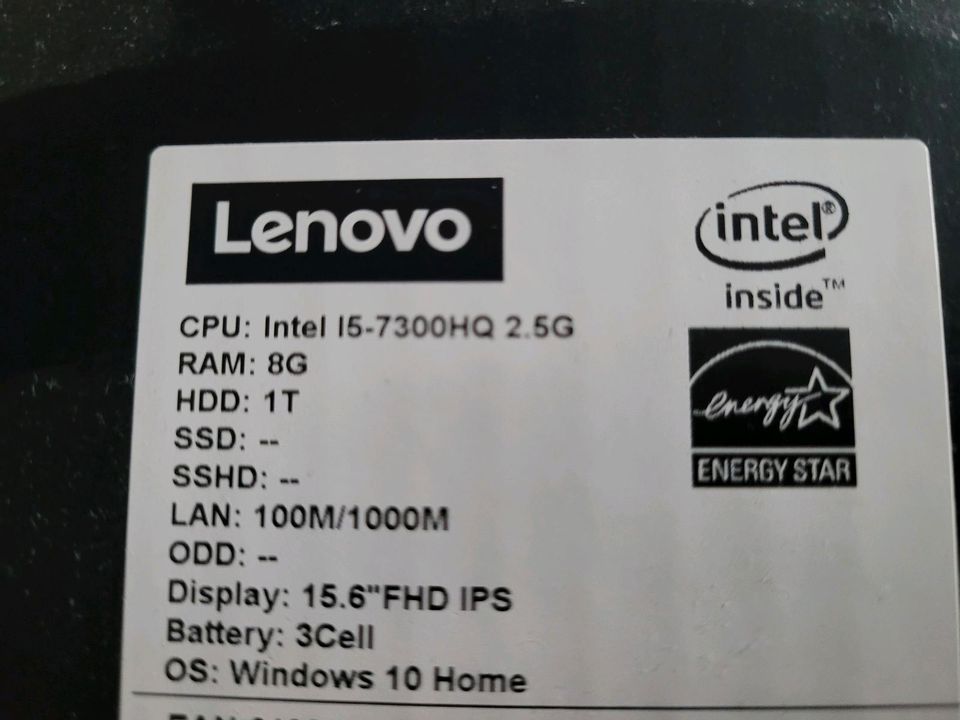 Lenovo Legion Gaming Laptop Y520-15IKBN Intel I5 in Rotenburg (Wümme)