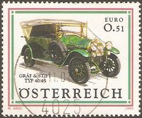 Österreich 2392 Oldtimer Automobile Kaiserwagen Gräf & Stift 1913 Nordrhein-Westfalen - Kamen Vorschau