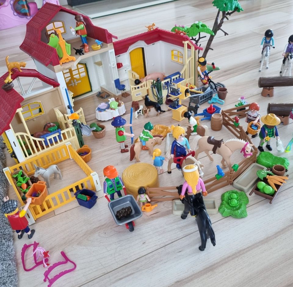 Playmobile Bauernhof mit diversen Figuren in Rastatt