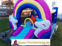 Hüpfburg Einhorn-Spass ab 41 €/T. mieten – Musik und LED Buttons Sachsen - Nossen Vorschau