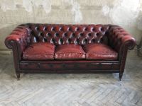Unikat - Chesterfield Leder Sofa original - Viktorianischer Stil Brandenburg - Heidesee Vorschau